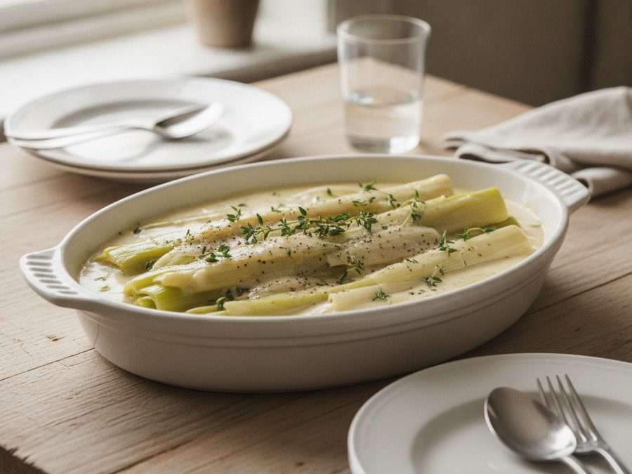 Creamed Leeks