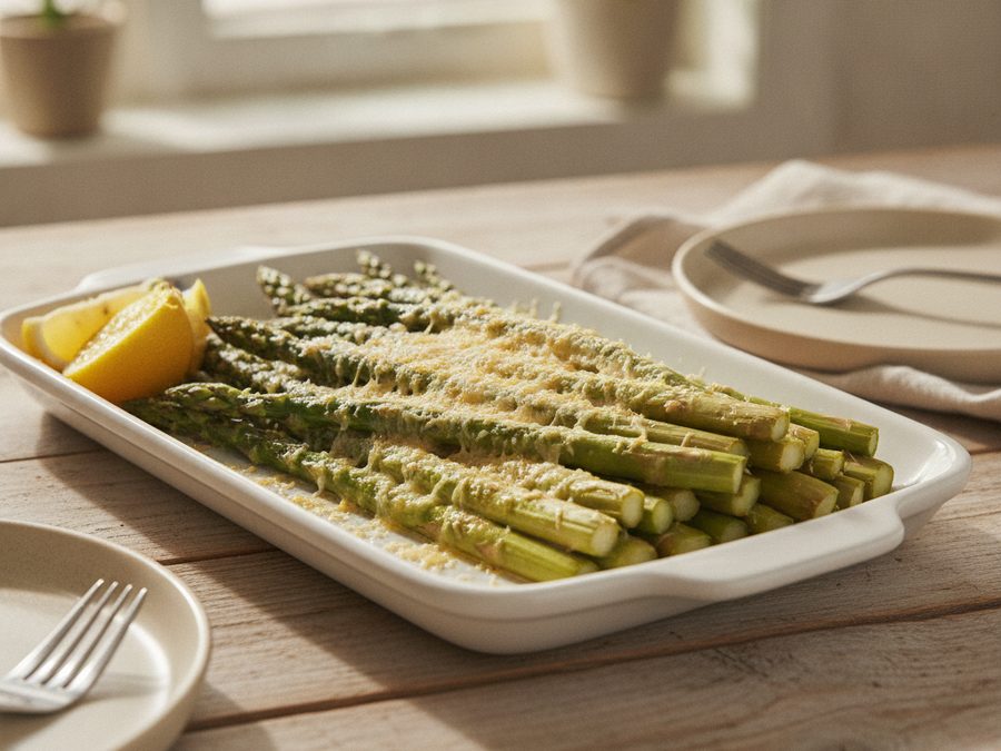 Roasted Asparagus with Parmesan