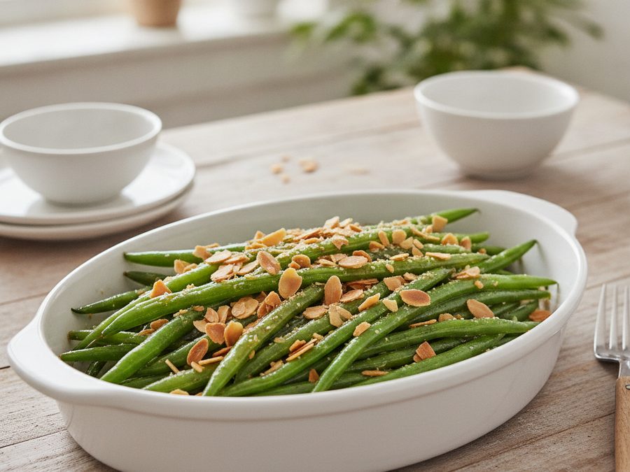 Green Beans with Toasted Almonds