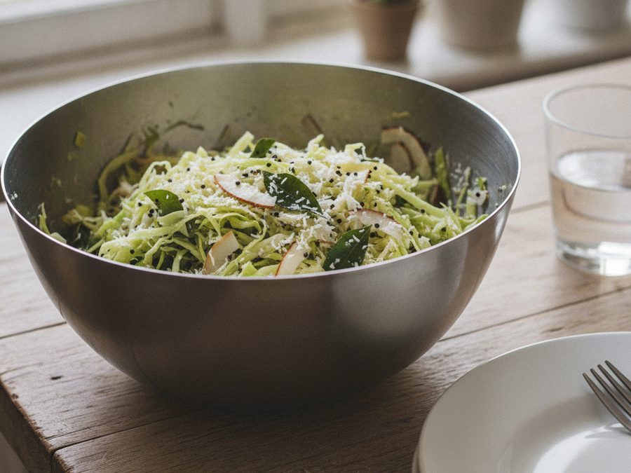 Cabbage Thoran with Coconut