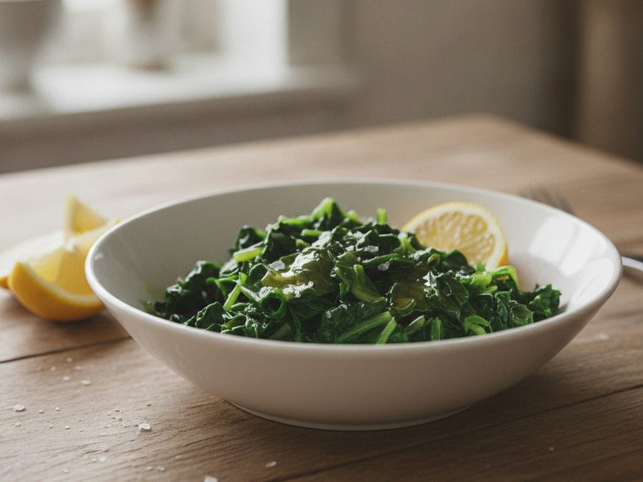Horta (Greek Lemony Boiled Greens)