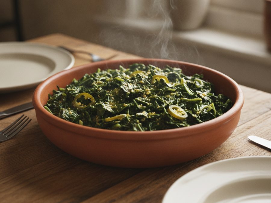 Gomen (Spiced Collard Greens)
