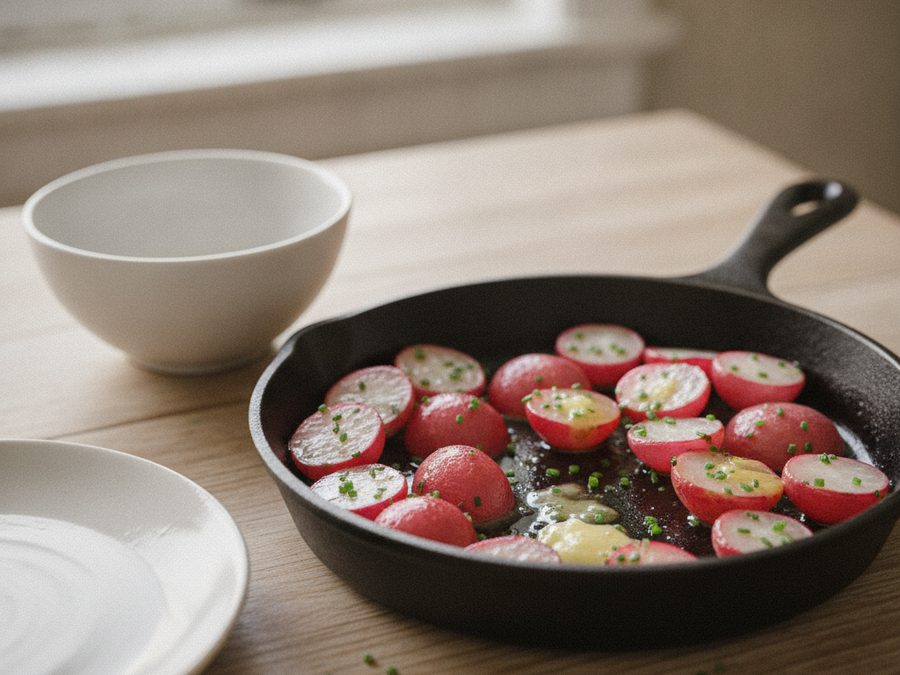 Butter-Roasted Radishes