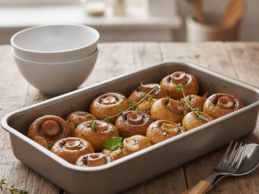 Roasted Mushrooms with Garlic & Thyme
