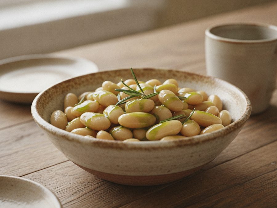 Tuscan White Beans with Rosemary