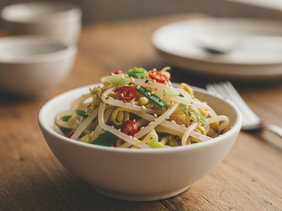 Korean Beansprout Salad (Kongnamul Muchim)