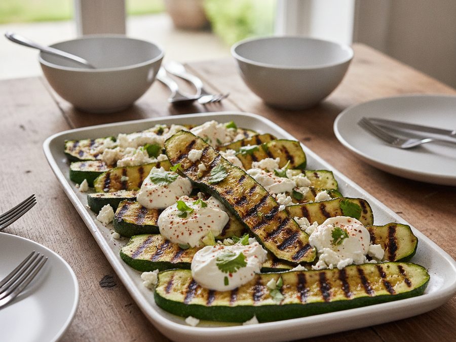 Street Corn-Style Courgettes (Elote Style)
