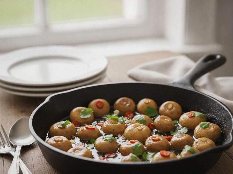Guajillo Garlic Mushrooms