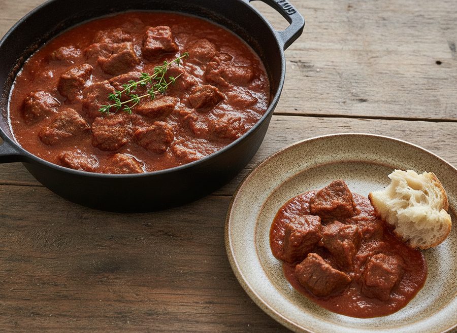 Slow-Cooked Beef