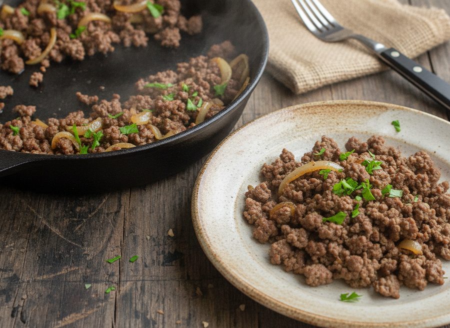 Beef Mince and Onions