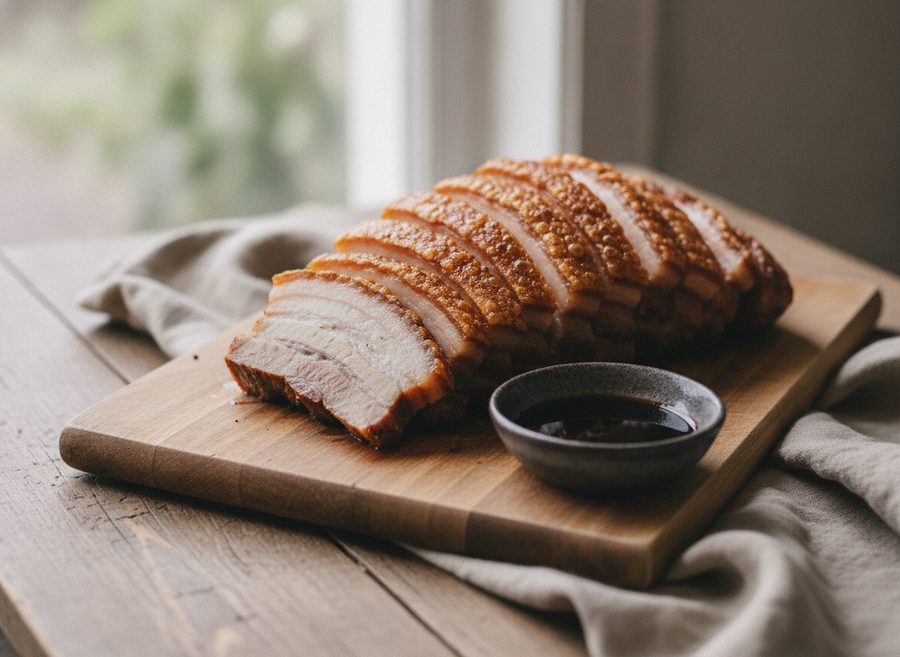 Crispy Pork Belly Slices