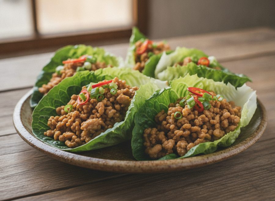 Pork Mince Lettuce Wraps