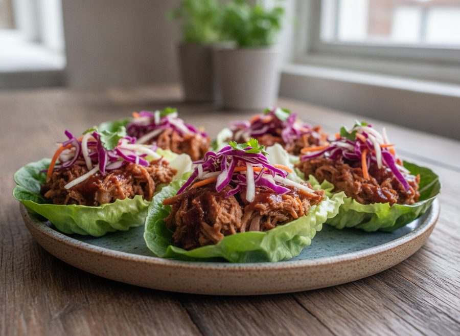 Pulled Pork Lettuce Cups