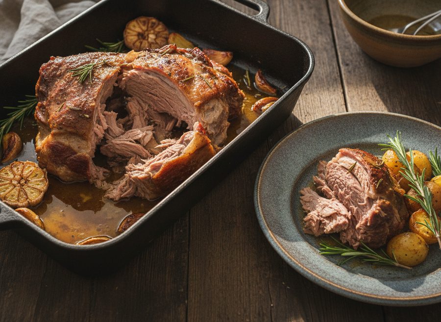 Slow-Roast Lamb Shoulder