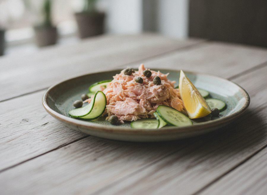 Tinned Salmon Plate