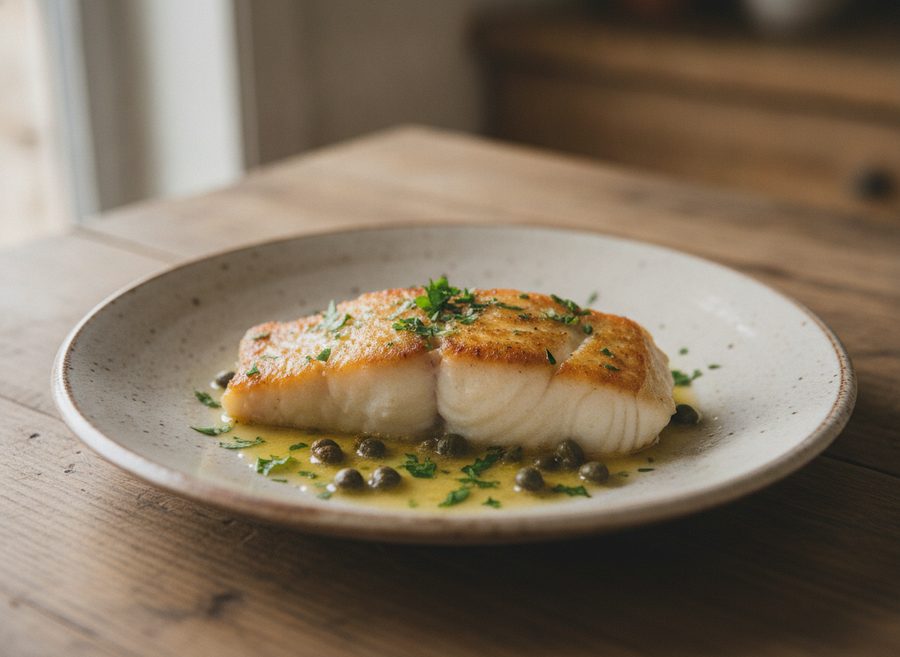 Pan-Fried Cod