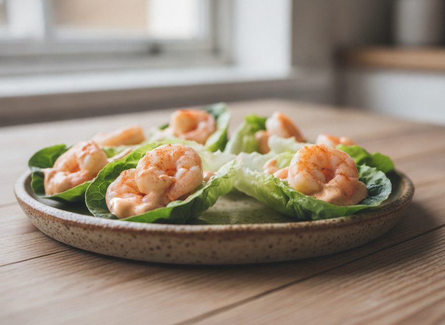 Prawn Cocktail Lettuce Cups