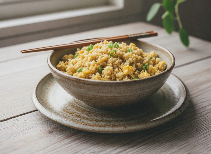 Simple Egg Fried Cauliflower Rice
