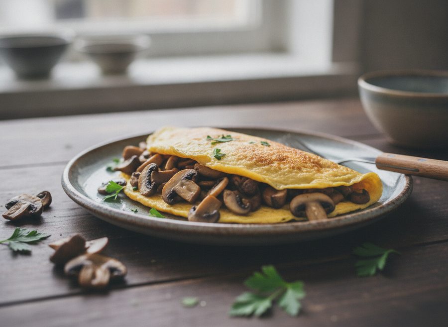 Mushroom Omelette
