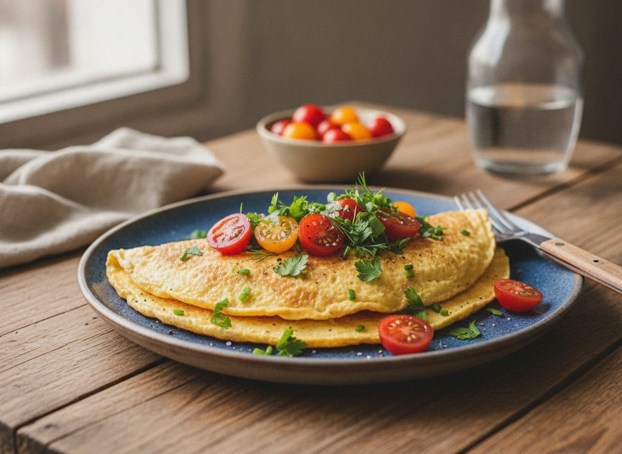 Tomato and Herb Omelette
