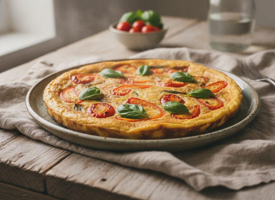 Roasted Pepper Frittata