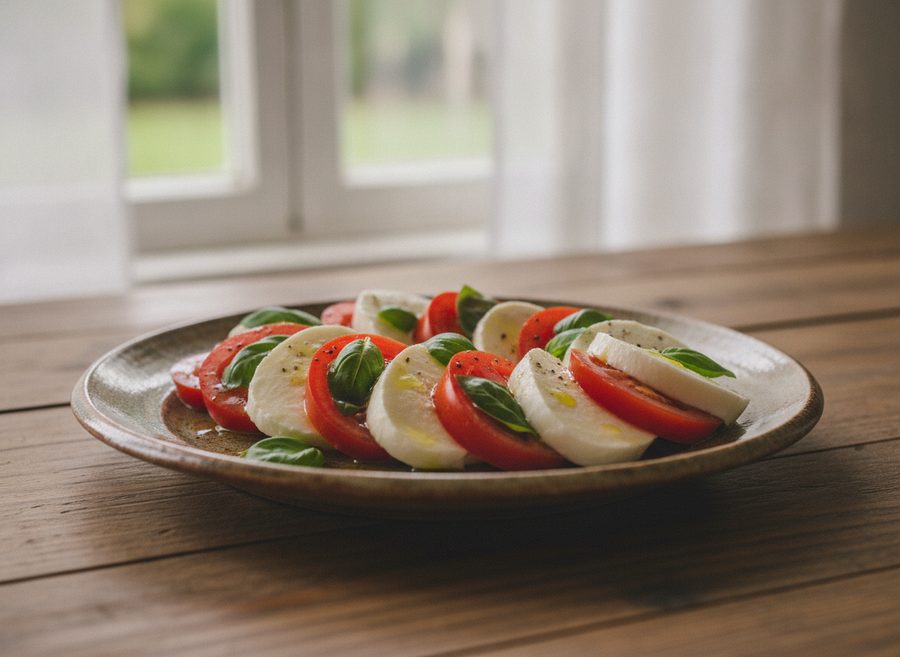 Tomato and Mozzarella Salad