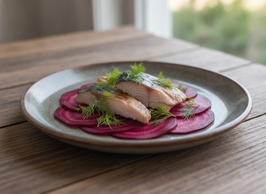 Smoked Mackerel and Beetroot Plate