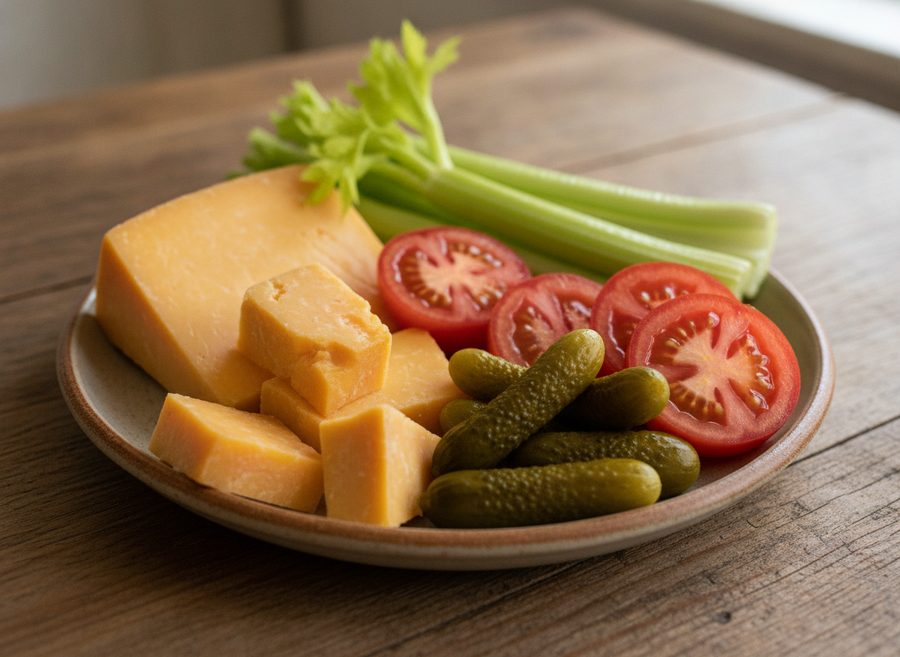 Cheese and Tomato Plate