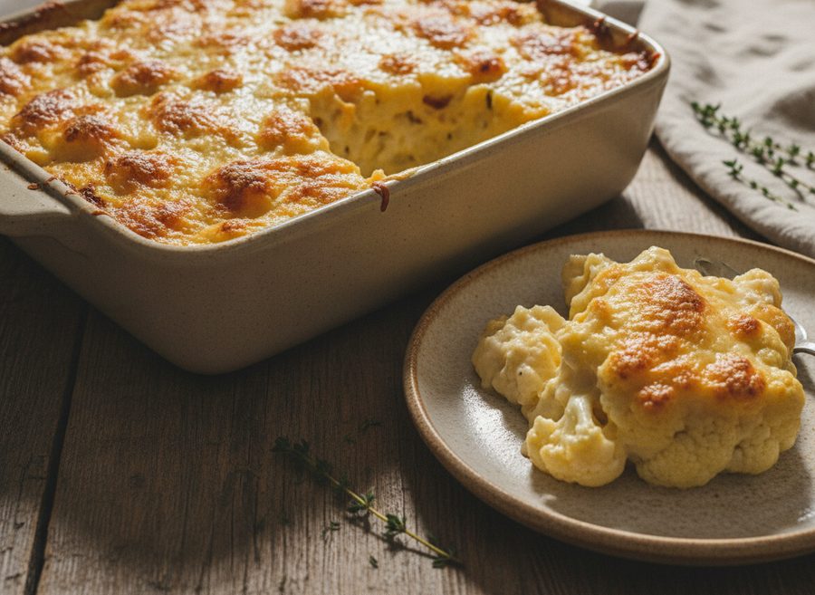 Simple Cauliflower Cheese