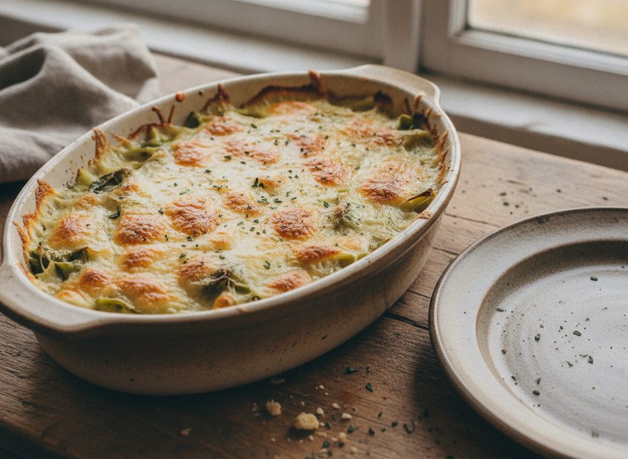 Cheesy Leeks