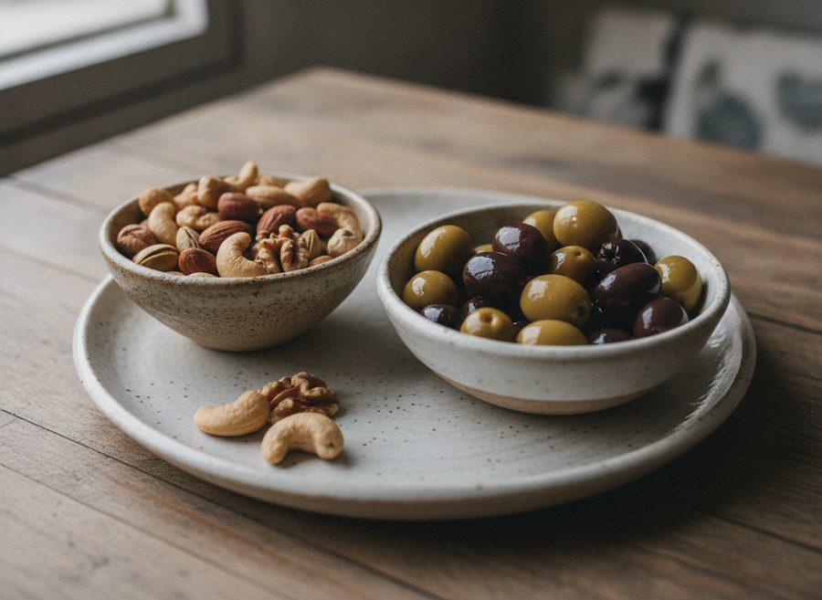Mixed Nuts and Olives