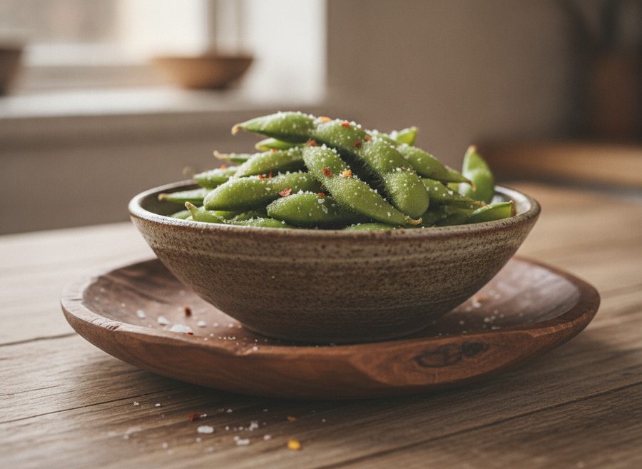Edamame with Salt