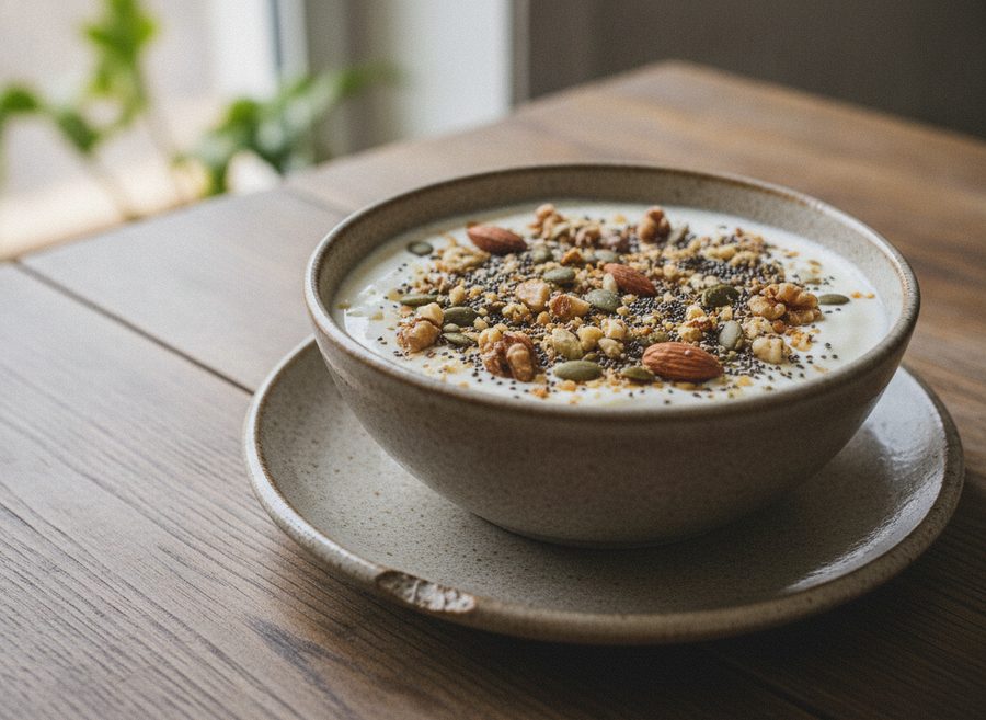 Yoghurt with Nuts and Seeds