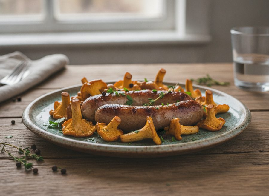 Sausage and Mushrooms