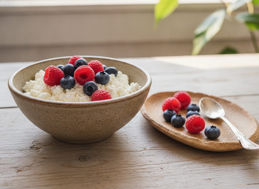 Cottage Cheese and Berries