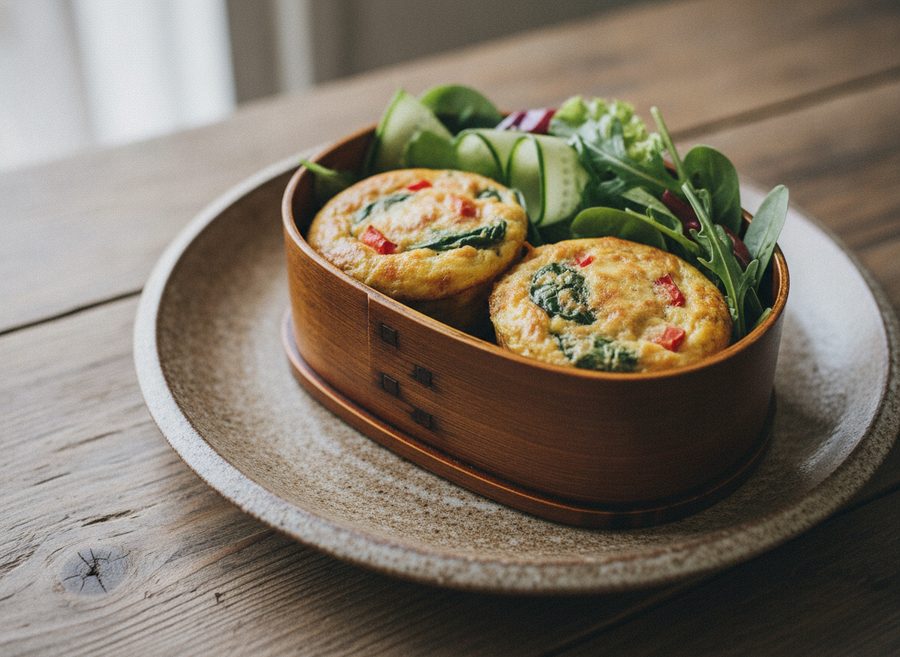 Egg and Spinach Muffin Box