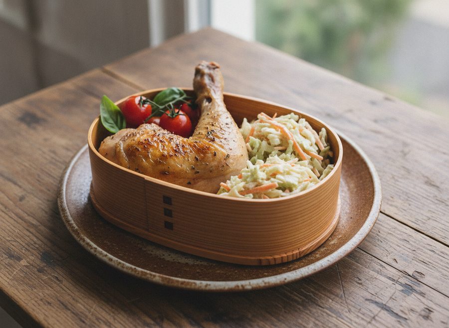 Cold Roast Chicken Leg