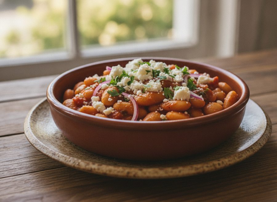 Bean and Feta Salad Pot