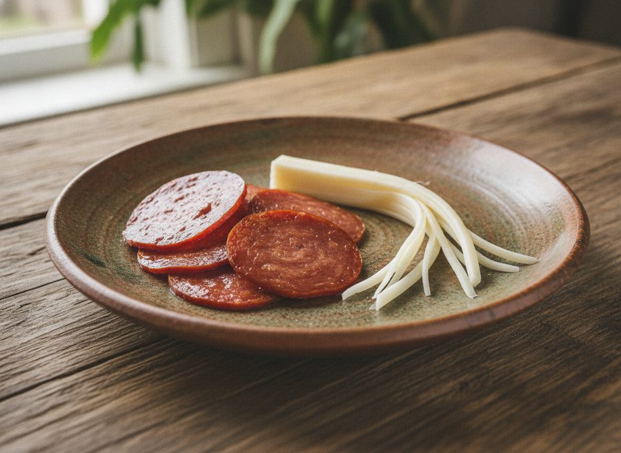 Pepperoni and Cheese Sticks