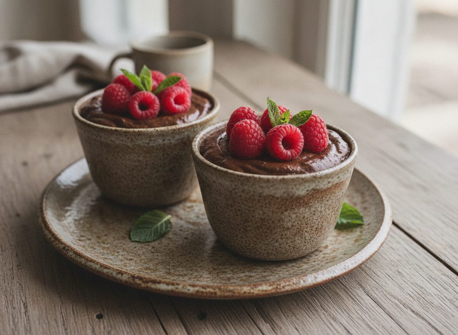 Chocolate Avocado Pots