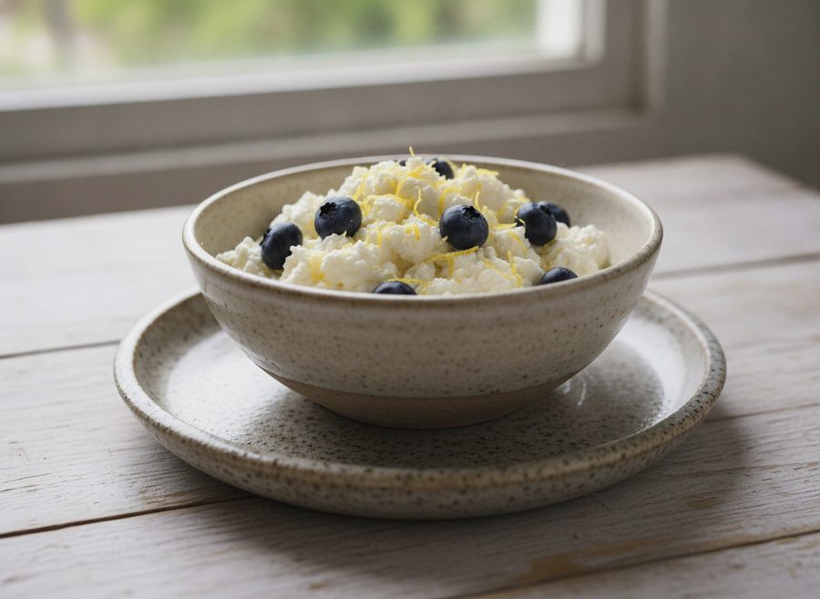 Ricotta with Lemon Zest