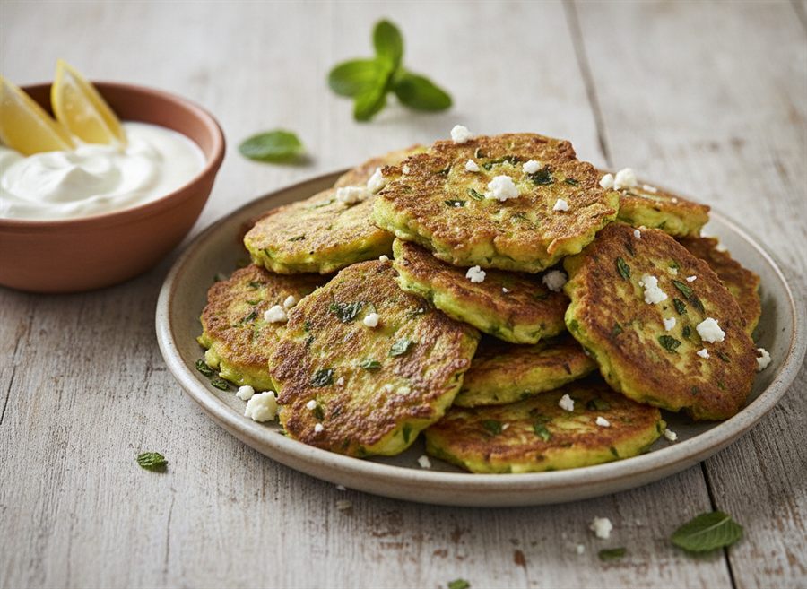 Courgette & Feta Fritters