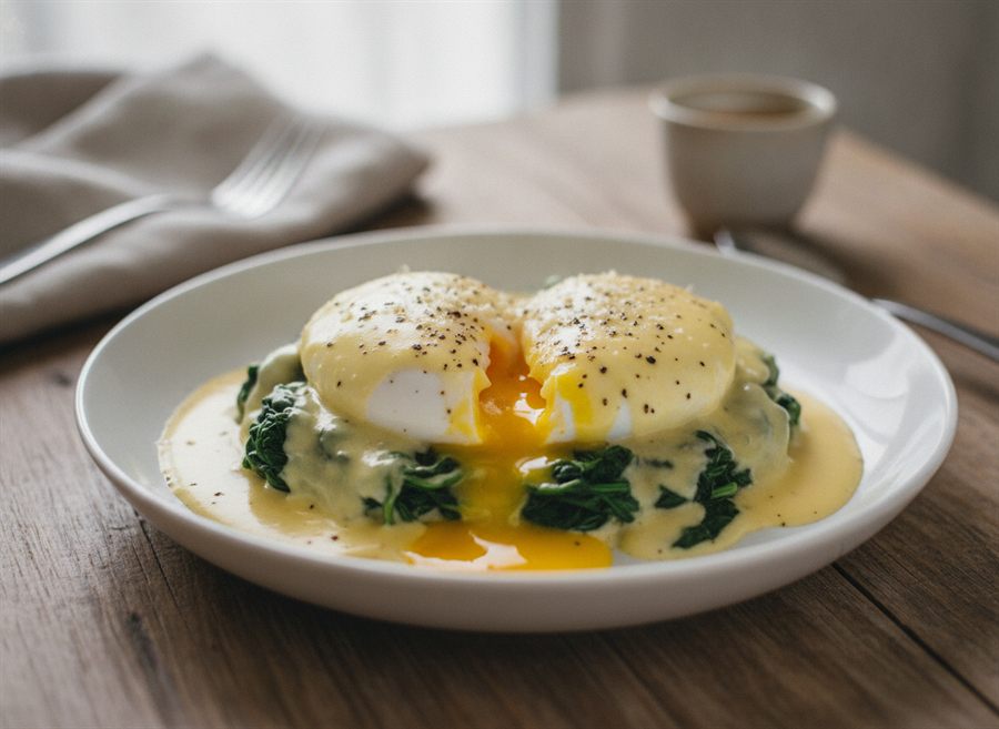 Eggs Florentine-Style