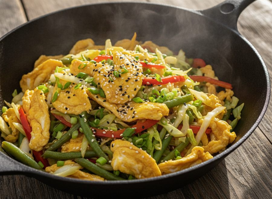 Egg & Vegetable Stir-Fry