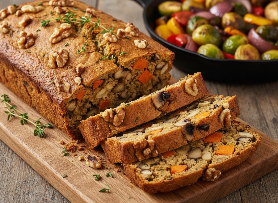 Mushroom & Walnut Roast