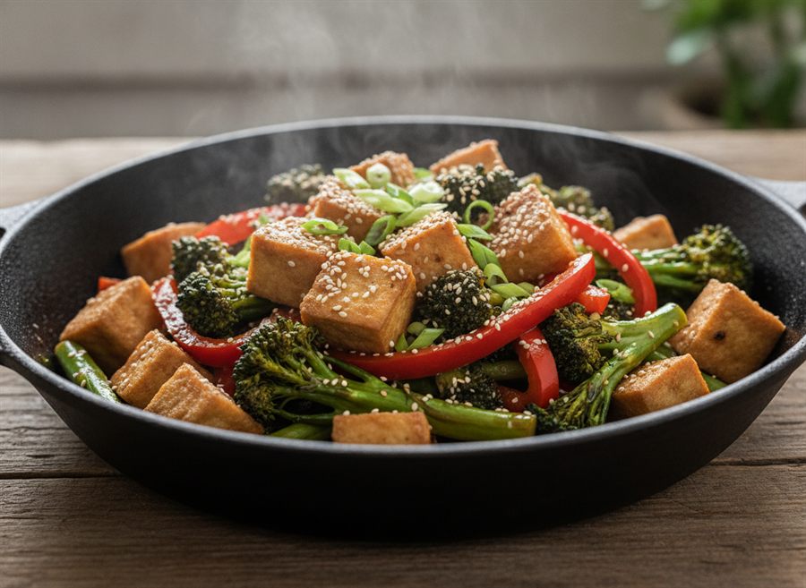 Crispy Tofu & Vegetable Stir-Fry
